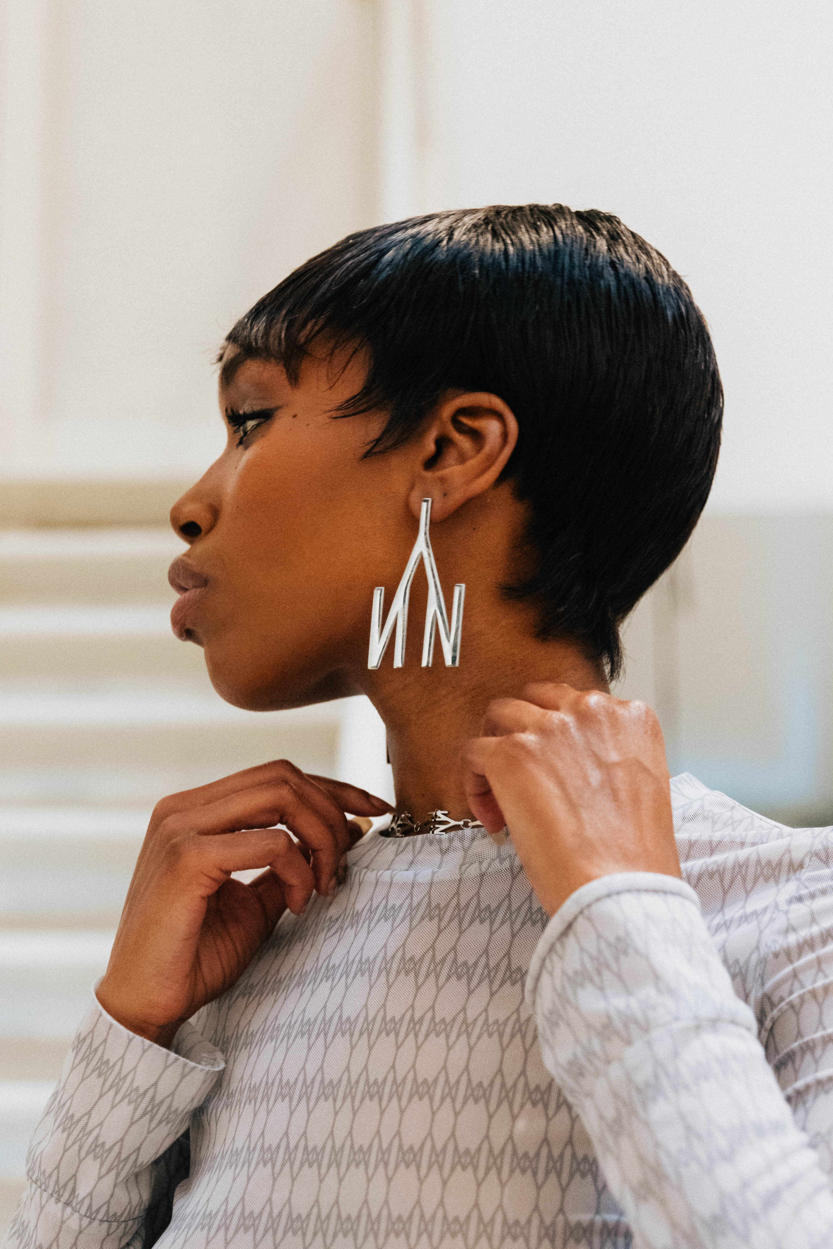 "Inverted Paradise" Earrings - Image 3