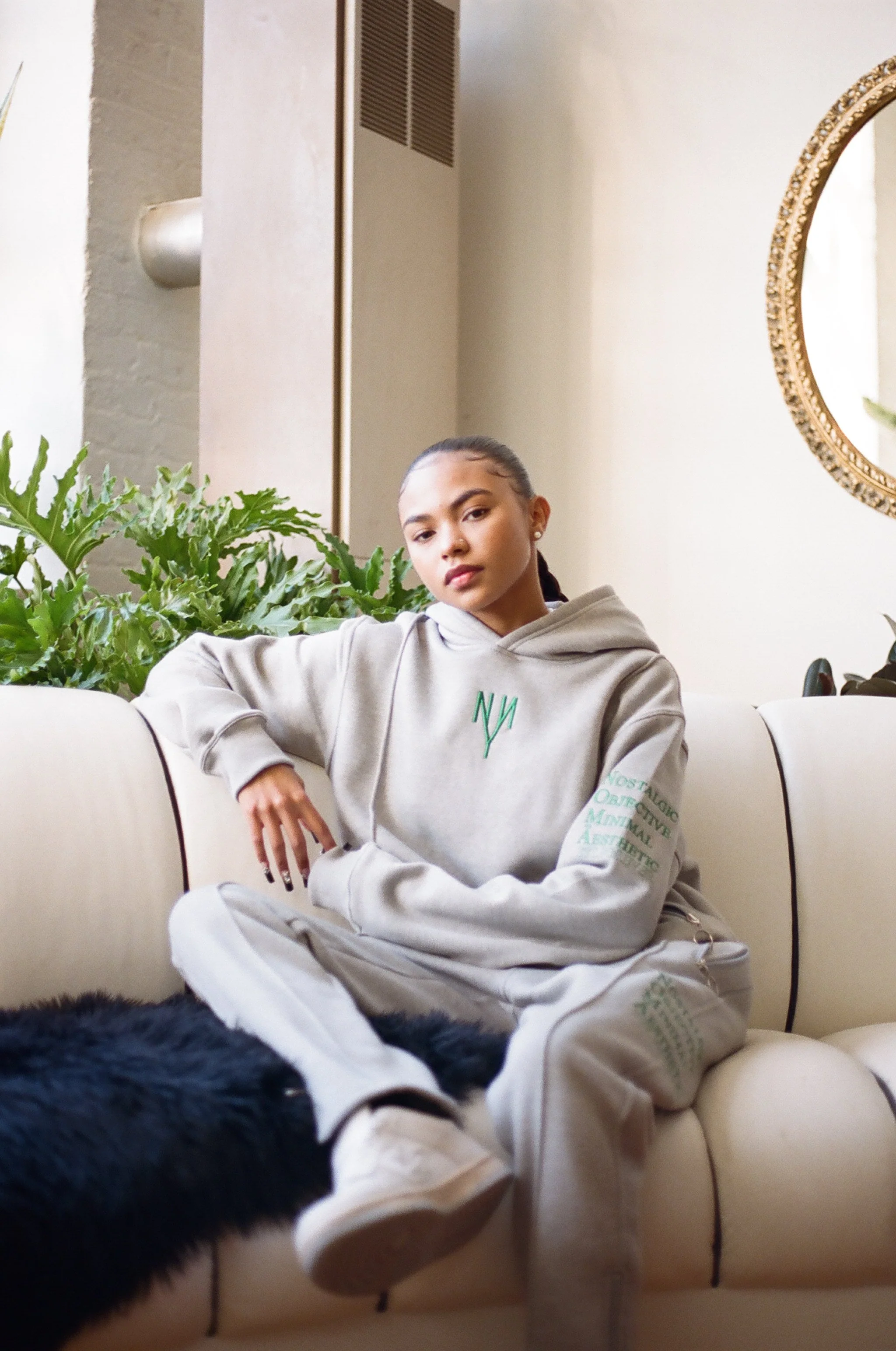 Nostal Vol 2. Hoodie GRY/GRN - Image 4