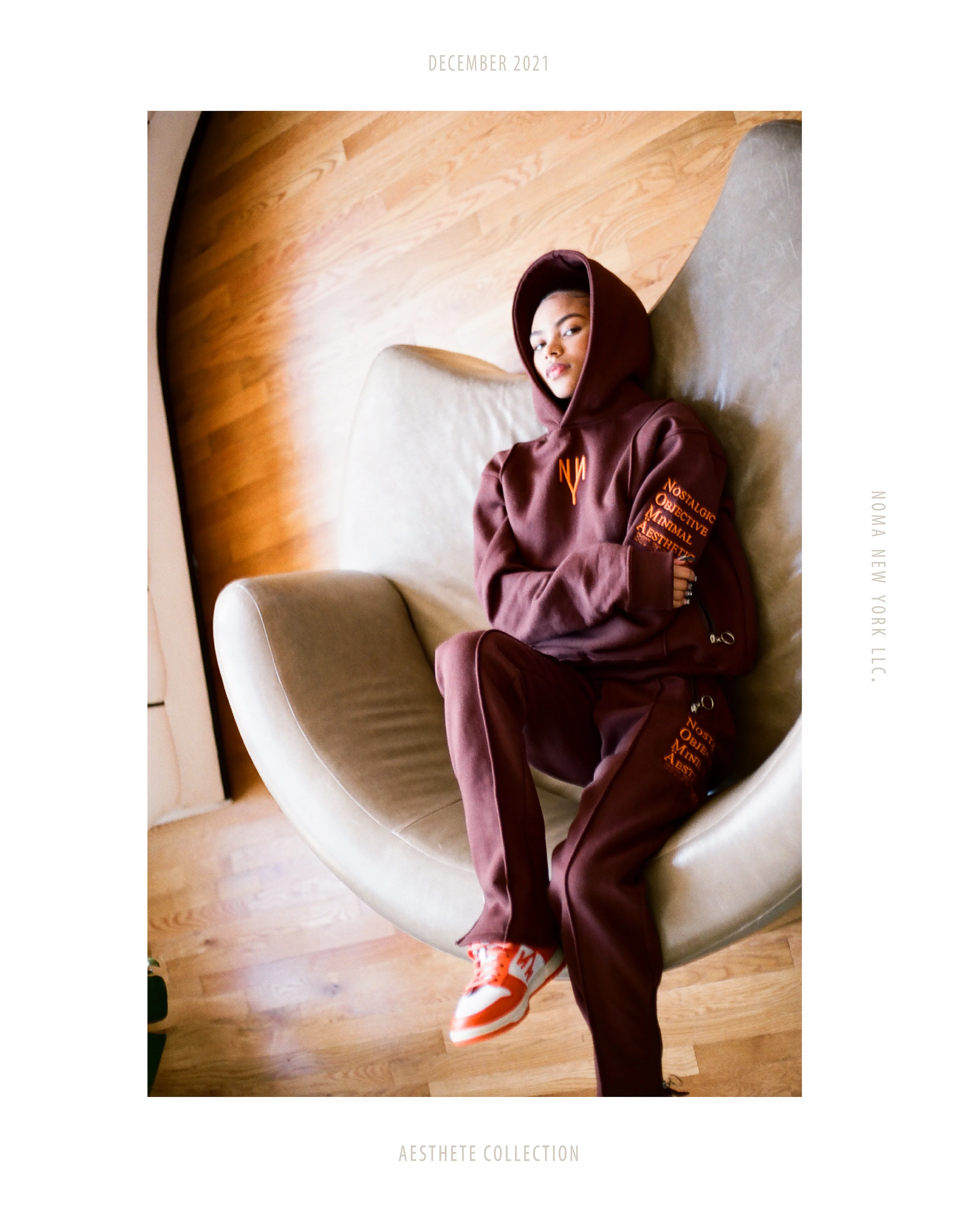 Nostal Vol 2. Sweatsuit BRN/ORG - Image 6