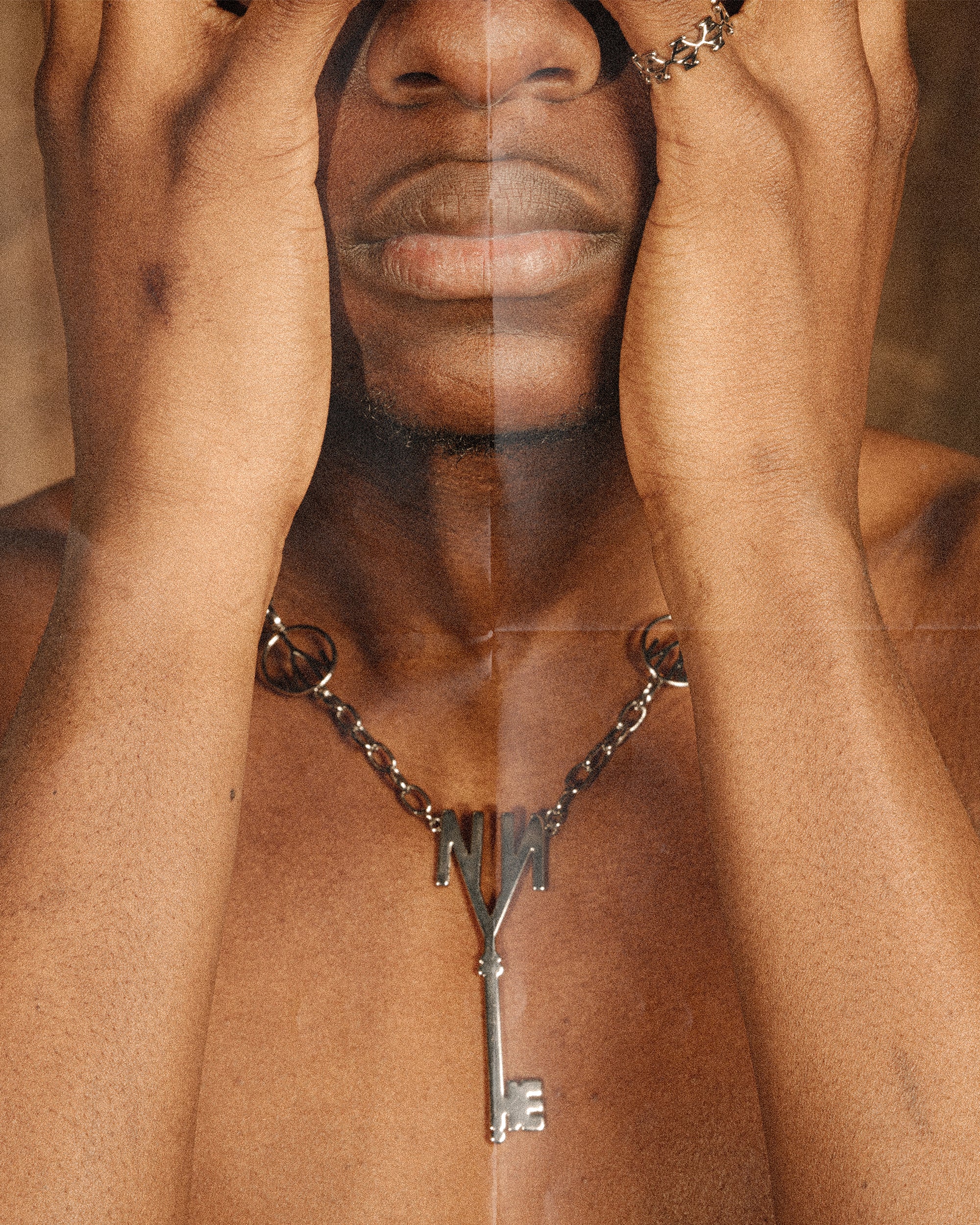 Peace Noir Key Necklace - Image 5